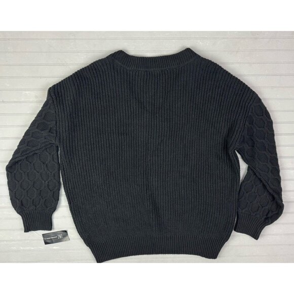 INC International Concepts Size M Womens Sweater Black V Neck Pullover - Picture 4 of 4